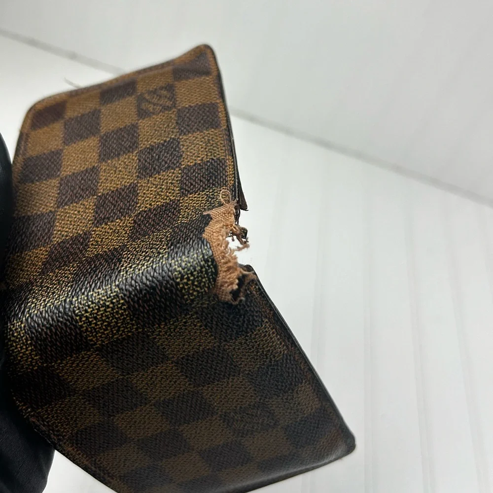 Louis Vuitton Damier Ebene Multiple Pocket Wallet Unisex - Picture 14 of 15